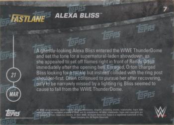 2021 Topps Now WWE #7 Alexa Bliss Back