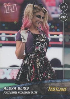 2021 Topps Now WWE #7 Alexa Bliss Front