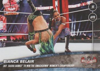 2021 Topps Now WWE #13 Bianca Belair Front