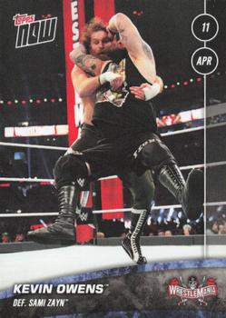 2021 Topps Now WWE #15 Kevin Owens Front