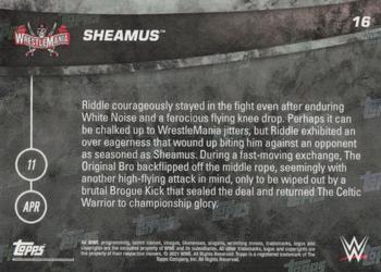2021 Topps Now WWE #16 Sheamus Back