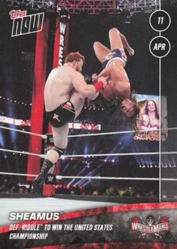 2021 Topps Now WWE #16 Sheamus Front