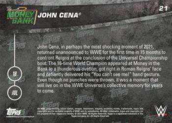 2021 Topps Now WWE #21 John Cena Back