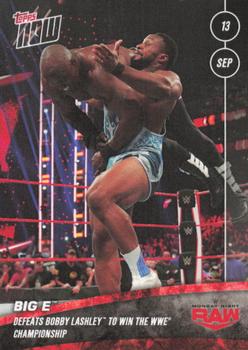 2021 Topps Now WWE #29 Big E Front