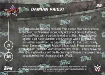 2021 Topps Now WWE #25 Damian Priest Back