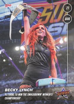 2021 Topps Now WWE #23 Becky Lynch Front