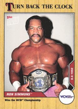 2021 Topps Now WWE Turn Back the Clock #1 Ron Simmons Front
