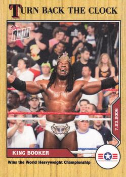 2021 Topps Now WWE Turn Back the Clock #2 King Booker Front