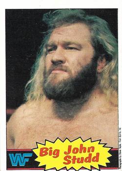 1986 Scanlens WWF Pro Wrestler #12 Big John Studd Front