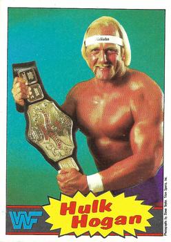 1986 Scanlens WWF Pro Wrestler #16 Hulk Hogan Front