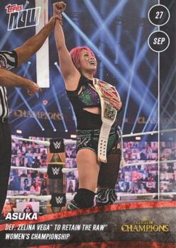 2020 Topps Now WWE #55 Asuka / Zelina Vega Front