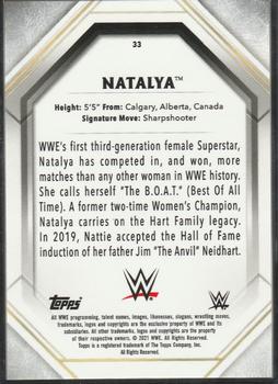 2021 Topps Transcendent Collection WWE #33 Natalya Back
