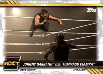 2021 Topps WWE NXT #9 Johnny Gargano def. Tommaso Ciampa Front