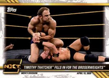 2021 Topps WWE NXT #10 Timothy Thatcher Fills in for The BroserWeights Front