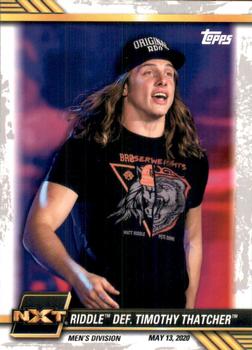 2021 Topps WWE NXT #28 Riddle def. Timothy Thatcher Front