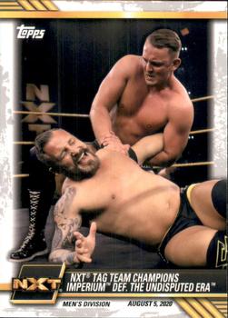 2021 Topps WWE NXT #55 NXT Tag Team Champions Imperium def. The Undisputed ERA Front
