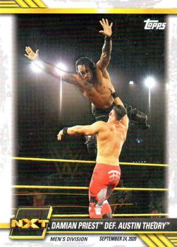 2021 Topps WWE NXT #69 Damian Priest def. Austin Theory Front