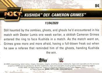 2021 Topps WWE NXT #84 Kushida def. Cameron Grimes Back