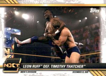 2021 Topps WWE NXT #98 Leon Ruff def. Timothy Thatcher Front