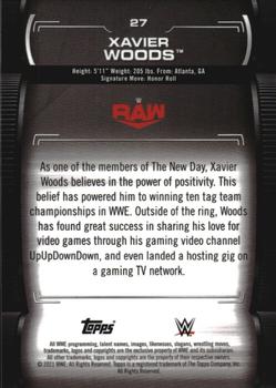 2021 Topps WWE Undisputed #27 Xavier Woods Back