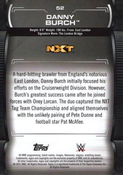2021 Topps WWE Undisputed #52 Danny Burch Back