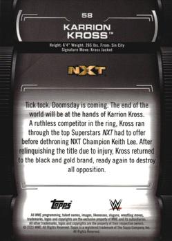 2021 Topps WWE Undisputed #58 Karrion Kross Back