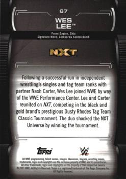 2021 Topps WWE Undisputed #67 Wes Lee Back