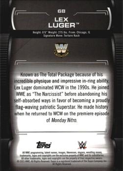 2021 Topps WWE Undisputed #68 Lex Luger Back