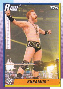 2021 Topps Heritage WWE #40 Sheamus Front