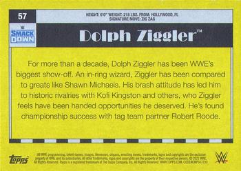 2021 Topps Heritage WWE #57 Dolph Ziggler Back