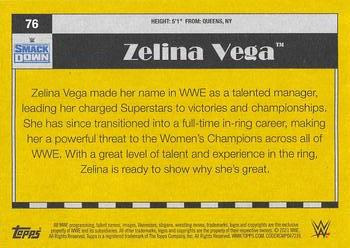 2021 Topps Heritage WWE #76 Zelina Vega Back