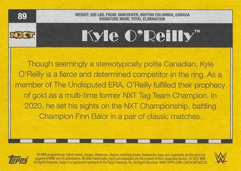 2021 Topps Heritage WWE #89 Kyle O'Reilly Back