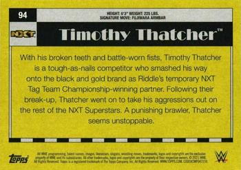 2021 Topps Heritage WWE #94 Timothy Thatcher Back