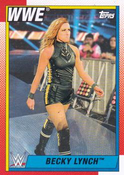 2021 Topps Heritage WWE #98 Becky Lynch Front