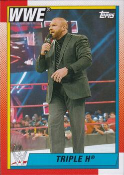 2021 Topps Heritage WWE #100 Triple H Front