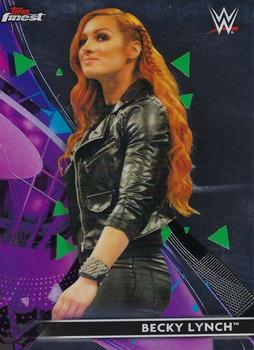 2021 Topps Finest WWE #5 Becky Lynch Front