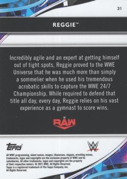 2021 Topps Finest WWE #31 Reggie Back