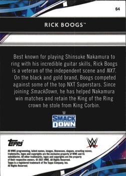 2021 Topps Finest WWE #64 Rick Boogs Back
