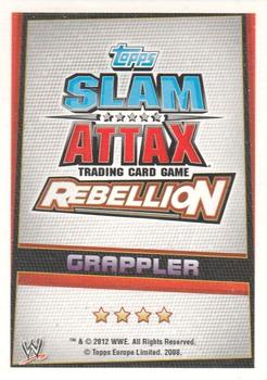 2012 Topps Slam Attax WWE: Rebellion #3 Christian Back