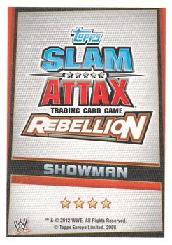 2012 Topps Slam Attax WWE: Rebellion #4 Santino Marella Back