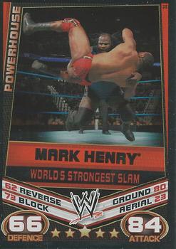 2012 Topps Slam Attax WWE: Rebellion #34 Mark Henry Front