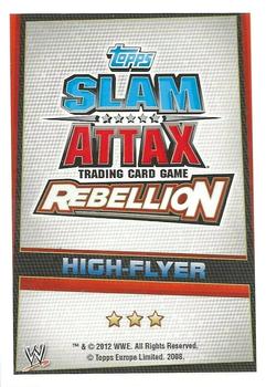 2012 Topps Slam Attax WWE: Rebellion #73 Epico Back