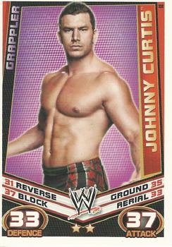 2012 Topps Slam Attax WWE: Rebellion #88 Johnny Curtis Front