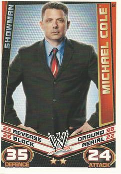 2012 Topps Slam Attax WWE: Rebellion #102 Michael Cole Front