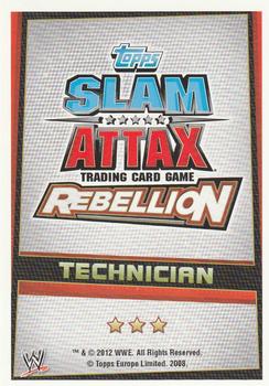 2012 Topps Slam Attax WWE: Rebellion #106 Natalya Back