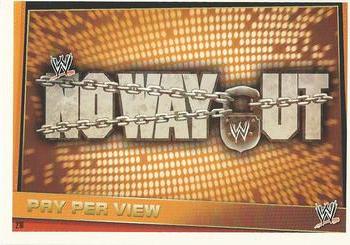 2012 Topps Slam Attax WWE: Rebellion #210 NO Way Out Front