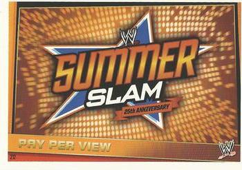 2012 Topps Slam Attax WWE: Rebellion #212 Summer Slam Front