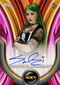 2020 Topps WWE Women's Division - Roster Autographs Pink #A-SH Shotzi Blackheart Front