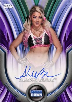 2020 Topps WWE Women's Division - Roster Autographs Purple #A-AB Alexa Bliss Front