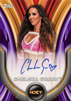 2020 Topps WWE Women's Division - Roster Autographs Purple #A-CG Chelsea green Front